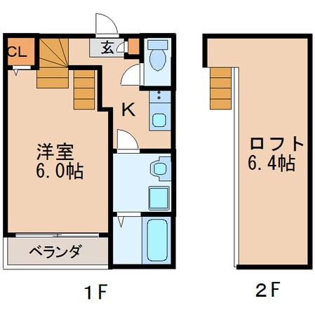 パークサイド北斗の物件間取画像